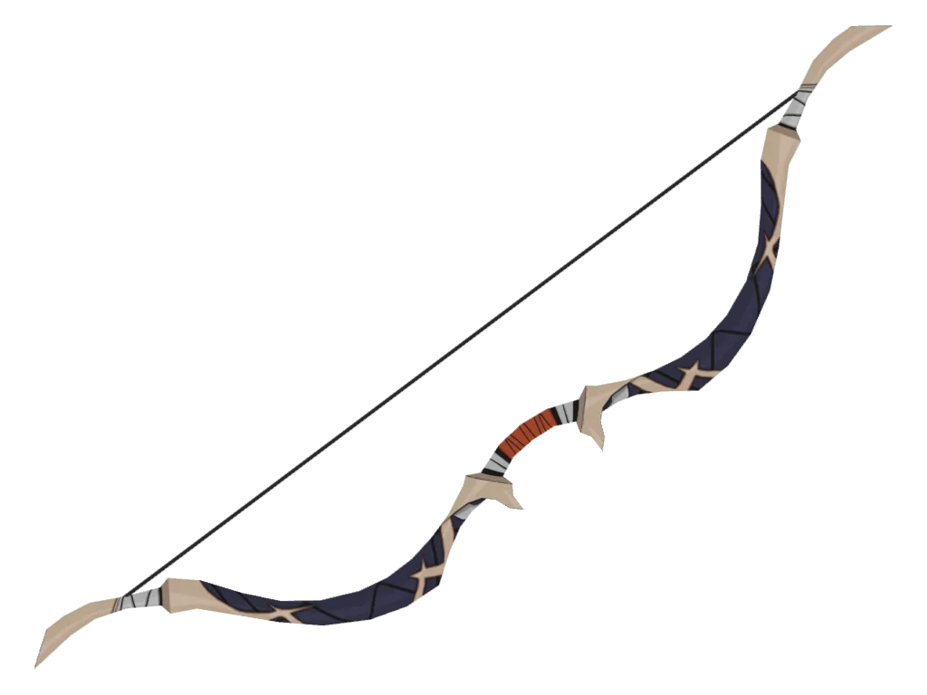 Seasoned Hunter's Bow · Awakened 3D model from Genshin Impact