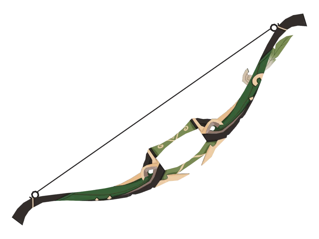 Recurve Bow · Awakened 3D model from Genshin Impact