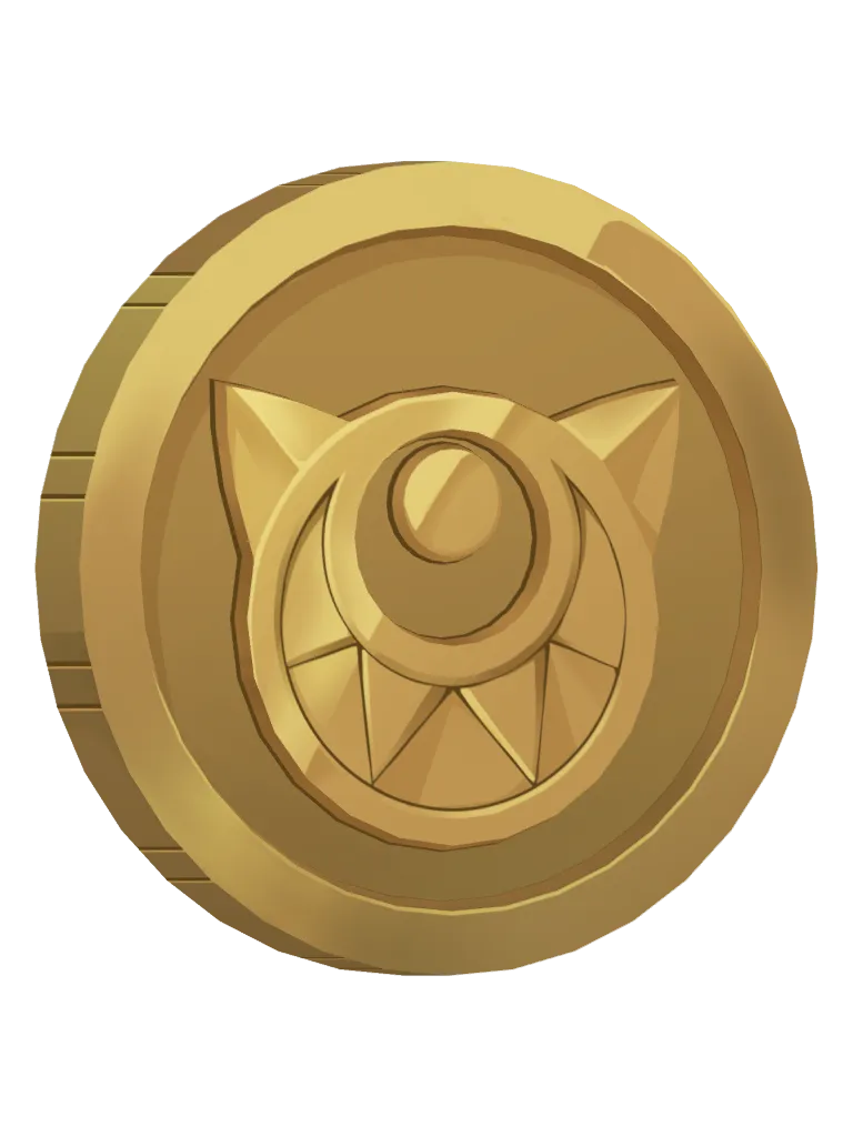 Cipher · Goldencoin (skill) 3D model from Honkai: Star Rail
