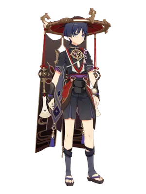 Wanderer · The Balladeer 3D model from Genshin Impact